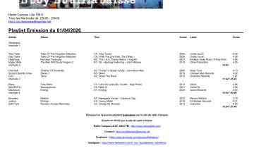 B Boy Bouillabaisse, Mercredi 1er avril 2026