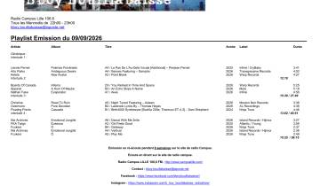 B Boy Bouillabaisse Mercredi 9 septembre 2026